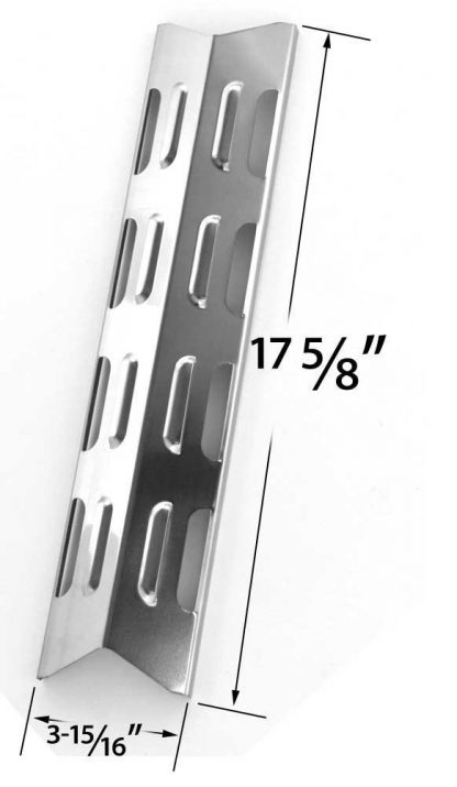 Stainless Steel Heat Plate for BOND GSS2520JA, BroilChef GSS2520JA, 06695002, GSS2520JAN, 06695007 & Presidents Choice 10011012, GSS2520JAN, PC10011012 Gas Grill Models