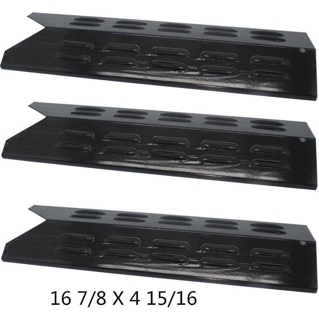3 Pack Porcelain Steel Heat Plate Replacement for Select Outdoor