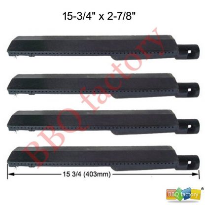 bbq factory K23301(4-pack) Cast Iron Burner for Turbo, Aussie, and Sams Grills