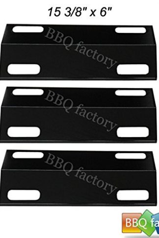 bbq factory Replacement Porcelain Steel BBQ Gas Grill Heat Plate / Heat Shield Part Ducane:30501013 (3-pack) Select Gas Grill Models By Ducane Gas Grill and Other