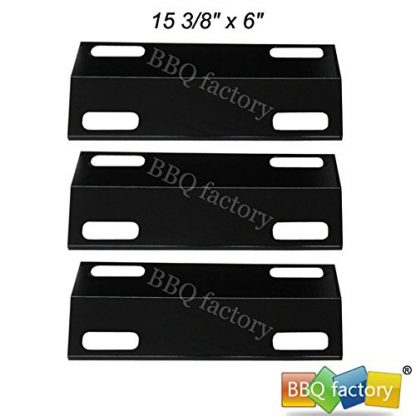 bbq factory Replacement Porcelain Steel BBQ Gas Grill Heat Plate / Heat Shield Part Ducane:30501013 (3-pack) Select Gas Grill Models By Ducane Gas Grill and Other