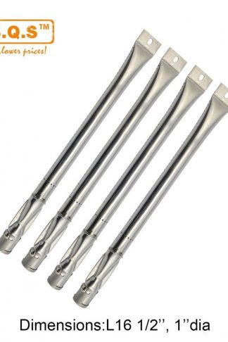 Bar.b.q.s ( 4-pack) Stainless Steel Burners Replacement for Select Gas Grill Models North American Outdoors BB10571A, BB10769A, BB10807A, and BBQ Grillware GSC2418, GSC2418N