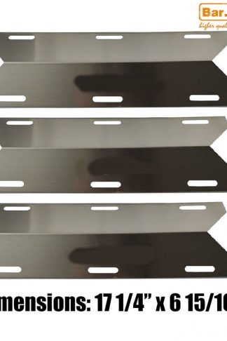 Bar.b.q.s Replacement Gas Grill Stainless Steel Heat Plate 91241(3-pack) for Charmglow, Costco Kirkland, Nexgrill, Sterling Forge, Lowes Model Grills