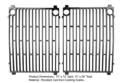 Cast Iron Grates For Arkla 4000U, Charbroil G20601A, Charbroil G20602A, Kenmore 2357651, Kenmore 2357660 Gas Models, Set of 2