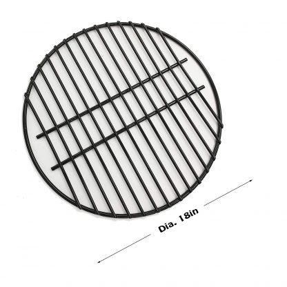Dracarys 18" Porcelain Coated Steel Wire Grill Grates Cooking Grate,Big Green Egg Accessories Grill Accessories Dome Grill Grate Grid Fit For LARGE Big Green Egg Kamado Stove And Other 18 inch Grills