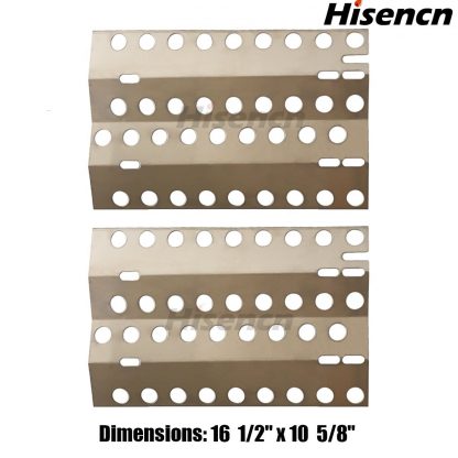 Edgemaster BBQ Replacement Stainless Steel Heat Plate Replacement for Select DCS Gas Grill Models ( 161/2" x 10 5/8")
