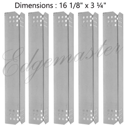 Edgemaster Stainless Steel Heat Plates Replacement for Gas Grill Model Kitchen Aid 720-0745; Jenn Air 720-0336B, 720-0336C, 720-0709, 720-0709B, 720-0720