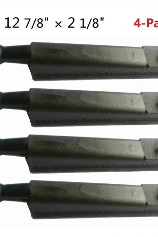 Hongso Replacement Cast-Iron Grill Pipe Burner CBI351(4-pack) Select Gas Grill Models By Brinkmann, Kenmore, Grill Zone, Nexgrill, Charmglow, and Others