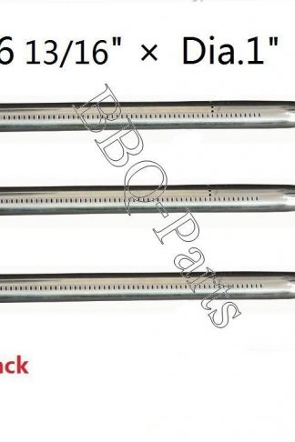 Hongso SBZ361 (3-pack) Universal Straight Stainless Steel Pipe Burner for Nexgrill, Charmglow, Costco Kirkland, Permasteel,Perfect Glo, Sterling Forge, and Other Grills