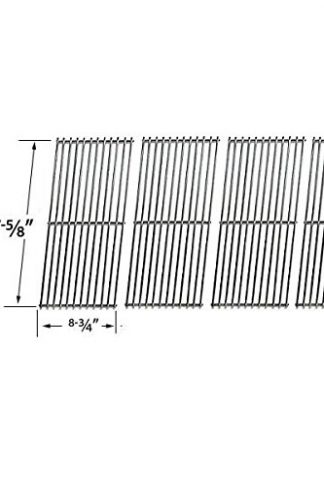 Kenmore 148.16656010, 148.2368231, 640-05057386-4, 90118 and Master Forge SH3118B Replacement Stainless Cooking Grid, Set of 4