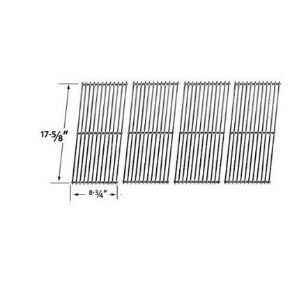 Kenmore 148.16656010, 148.2368231, 640-05057386-4, 90118 and Master Forge SH3118B Replacement Stainless Cooking Grid, Set of 4