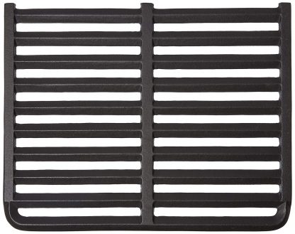 Music City Metals 61602 Matte Cast Iron Cooking Grid Replacement for Select Gas Grill Models by Arkla, Charmglow and Others, Set of 2