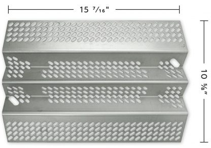 Music City Metals 92461 Stainless Steel Heat Plate Replacement for Select American Outdoor Grill Gas Grill Models