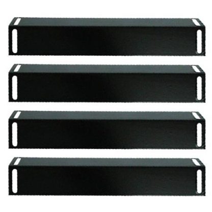 Porcelain Enamel Steel Heat Plate (4-pack) For Select Beaumark, BBQ Grillware, Brinkmann, Charbroil, Grill Chef, IGS, Master Chef, Master Forge, Perfect Flame, Uniflame (Dims: 16 1/2 X 4)