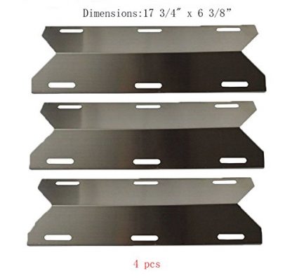 SP1231 (3-pack) Stainless Steel Heat Plate, Heat Shield, Heat Tent for Costco Kirland, Glen Canyon, Jenn-air, Nexgrill, Sterling Forge, Lowes Model Grills