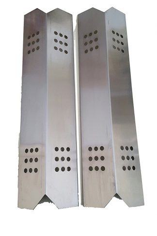 Set of Two Stainless Steel Heat Plates for Gas Grill Model Kitchen Aid 720-0819