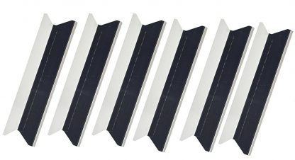 Stainless Heat Plates for Nexgrill 720-0419, 720-0459, River Grille GR1031-01296 & North American Outdoors 720-0419, 720-0459, BB10837A Models, Set of 6