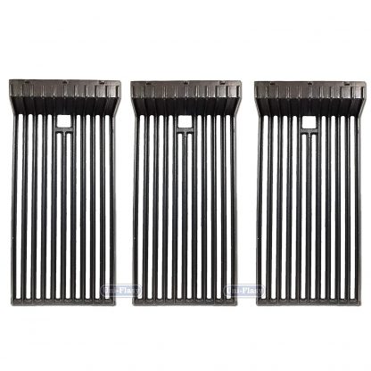 Uniflasy 3-Pack Heavy Duty Matte Porcelain Coated Cast Iron Cooking Grid Grates Replacement Parts for Broilmaster G-3, P3, S3, U3 & Thermos 56036T Gas Grills