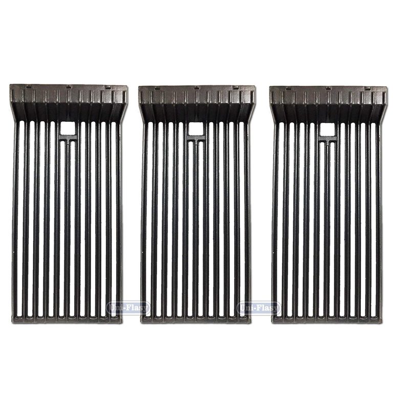 3Pack Heavy Duty Matte Porcelain Coated Cast Iron Cooking Grid Grates Replacement Parts for