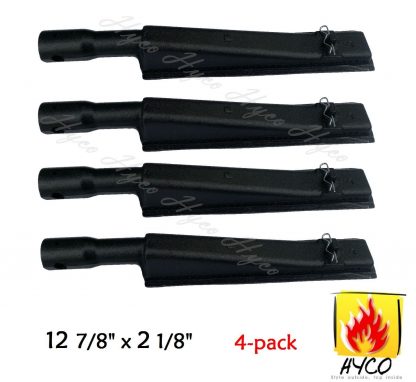 Vicool hyB935 (4-pack) Cast Iron Burner for Cast Iron Burner for Brinkmann, Kenmore, Charmglow, Grill Zone, Nexgrill, and Other Grills