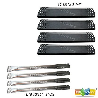 bbq factory® Replacement Kitchen Aid 720-0733A, 4 Burner Gas Grill Multi-Parts Replacement Kit Burner, Heat Plate