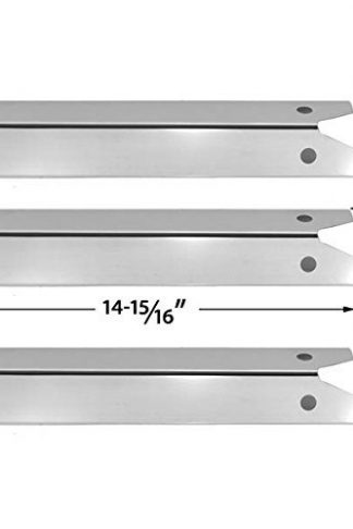 3 PACK Stainless Steel Heat Plate for Great Outdoors Pinnacle TG475-2, TG475-2 and Uniflame GBC750W-C, GBC750W, GBC850W, NSG3902B, Wellington, GNSG3902B Gas Grill Models