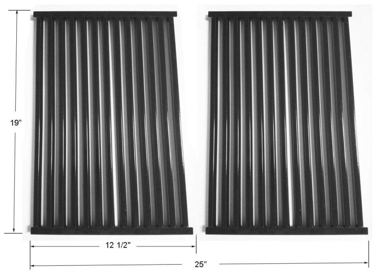 GP6662 Gloss PorcelainEnameled Cooking Grid, Cooking Grates Replacement for Brinkmann 6345