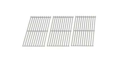Stainless Cooking Grid for Master Forge IGS-01015J & Kenmore 119.162310, 119.16311, 119.16311800, 119.16312800, 16311, 640-784047-110, BQ06W1B, BQ06W1B Gas Grill Models, Set of 3