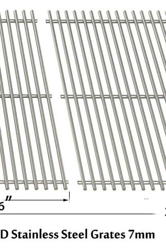 Stainless Steel Cooking Grid For Broil-Mate 735269, Nexgrill 720-0033, 720-0336, 720-0336B, 720-0511, 730-0336 & Sonoma PF30LP Gas Grill Models, Set of 2