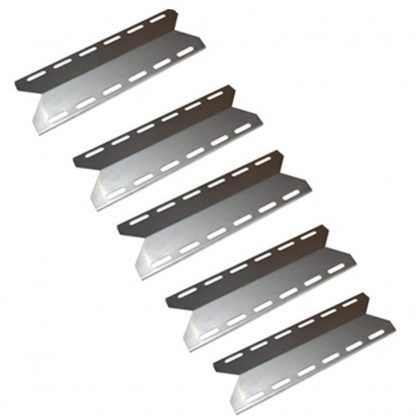 BBQration (5-pack) BBQ Gas Grill Stainless Steel Heat Plates, Heat Shield, Heat Tent, Burner Cover, Vaporizor Bar, and Flavorizer Bar Replacement for Charmglow, Nexgrill, Perfect Flame(17 5-16