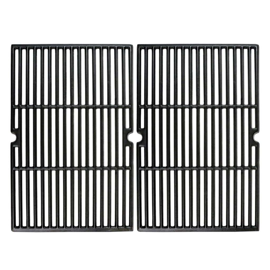 2 Pack Cast Iron Grill Accessories Cooking Grid Grates Replacement Parts for Charmglow, BBQ