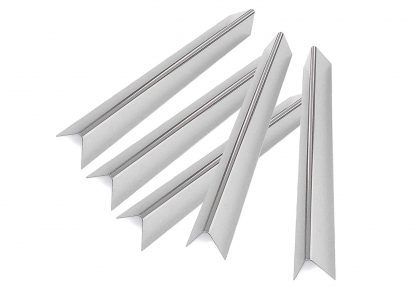 Grill Parts Zone 70376 (1.3 mm) 17 Ga. Stainless Flavorizer Bars for Weber 1741001, Summit E-420, 1840001, 2880001 Gas Models, Set of 5, Aftermarket