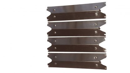 Set of Four Stainless Steel Heat Plates for Brinkmann 810-2410-S, 810-2411-F, 810-2411-S, 810-3885-F, 810-3885-S, 810-4238-0, 810-9490-0