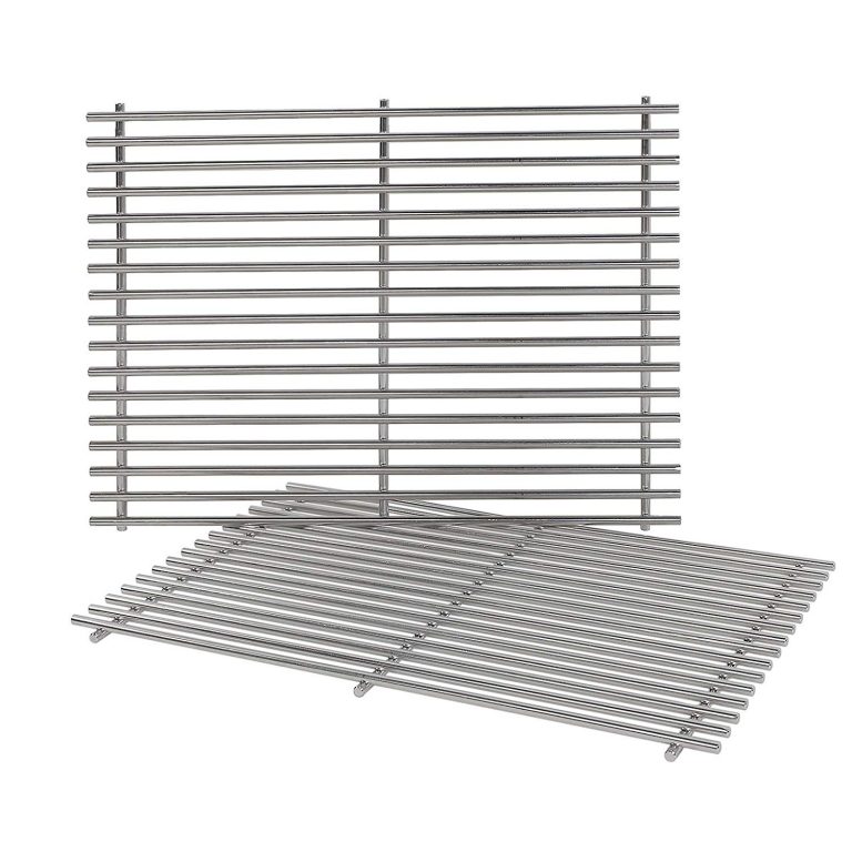 7528, 304 Stainless Steel Cooking Grates (19.5 x 12.9 x 0.6) for Weber Weber Genesis Ii E 310 Stainless Steel Grates