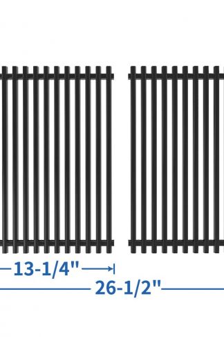 SHINESTAR 13 1/4 x 17 inch Grill Grates Replacement for Nexgrill 720-0830H, 720-0783E, 720-0783C, Kenmore 122.16641900, 122.16119, Porcelain-enameled Steel Cooking Grates for Members Mark (SS-KW011)