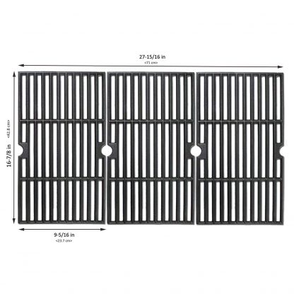 Uniflasy Cooking Grate for Charbroil 463420508, 463420509, 463420511, 463436213, 463436214, 463436215, 463440109, 463441312, 463441514, 463461613 & Thermos 461442114 Gas Grill Replacement Parts