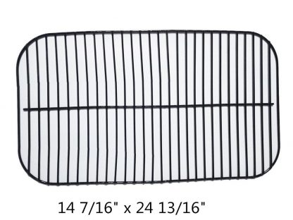 Zljiont Porcelain Steel Wire Backyard Grill BY13-101-001-11 Gas Grill Cooking Grid Replacement (14 7/16 x 24 13/16)