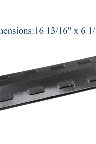 Bigbox 16 13/16" Porcelain Steel Heat Plate, Heat Shield, Burner Cover, Heat Tent Replacement for Select Gas Grill Models by Aussie, Charbroil, Thermos and BBQ Pro.