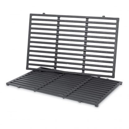 Weber 7524 Porcelain-Enameled Cast-Iron Cooking Grates (19.5 x 12.9 x 0.5), pack of 2