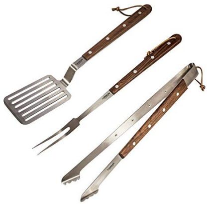 Lamson Premier BBQ Tools with Riveted Walnut Handles