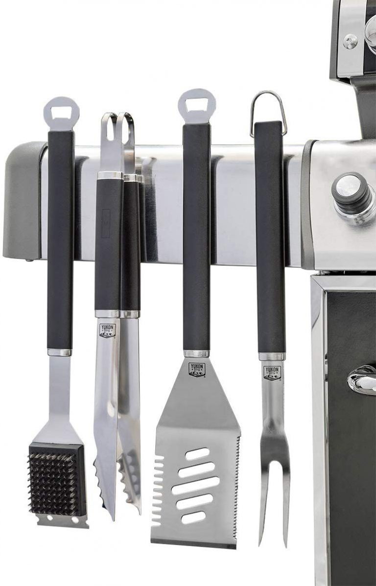 4 Pc Professional Grilling Tools Set, Strong Attaches to Your