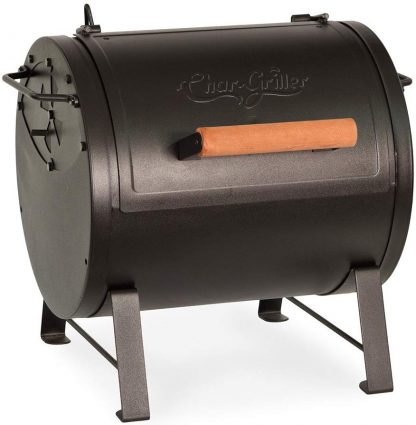 Char-Griller E22424 Table Top Charcoal Grill and Side Fire Box, Black