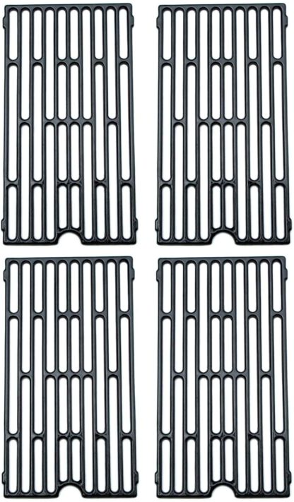 Direct Store Parts DC105 (4-Pack) Polished Porcelain Coated Cast Iron Cooking Grid Replacement Vermont Castings, Chargriller, Jenn Air Gas Grill
