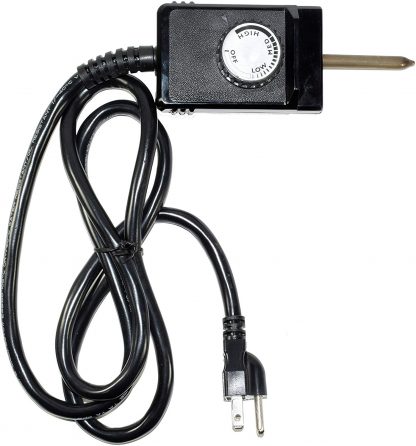 Heavy Duty 1600 Watt 3 Wire Wide Probe Thermostat Control Cord fits Electric Smokers and Grills