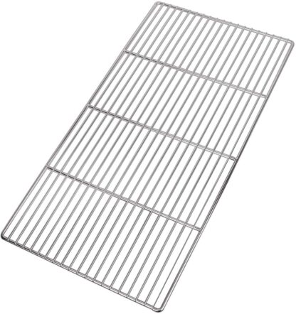 LANEJOY Barbecue Wire Mesh, Stainless Steel BBQ Grill Mat, Multifunction Grill Cooking Grid Grate 2 Pack (X-Medium)