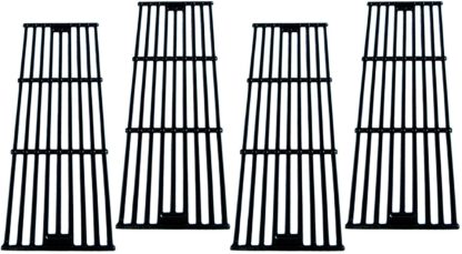 Direct Store Parts DC114 (4-Pack) Polished Porcelain Coated Cast Iron Cooking Grid Replacement Chargriller, King Griller Gas Grill
