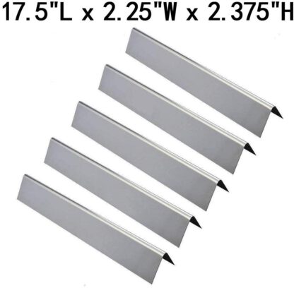 GasSaf Flavorizer Bar 304 Stainless Steel Replacement for Weber Genesis 300,E310,S310,E330,EP310,EP320,EP330,S310,S330 Series Grill(5 Packs)
