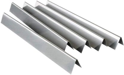 Replace parts 5-pack 18 GA Stainless Steel Flavorizer Bars/Heat Plate for Weber 7537, Genesis Silver B and C, Spirit 700, Gold B and C, and Weber 900, 22.5“ x 2.3"x2.3“