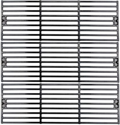 Uniflasy Grill Cooking Grates for Char-Griller Duo 2121, 2123, 2222, 2828, 3001, 3008, 3725, 3030, 4000, 5050, 5252 King Griller 3008, 5252 Grid Replacement Parts, 3 Pack