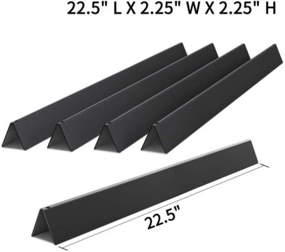 X Home 7536 Porcelain Steel 22.5" Flavorizer Bars for Weber Spirit 300 310 E310 E320 Grills with Side-Controls, Also for Genesis Silver B/C, Gold B/C, Set of 5 Flavor Bars for Weber 7537